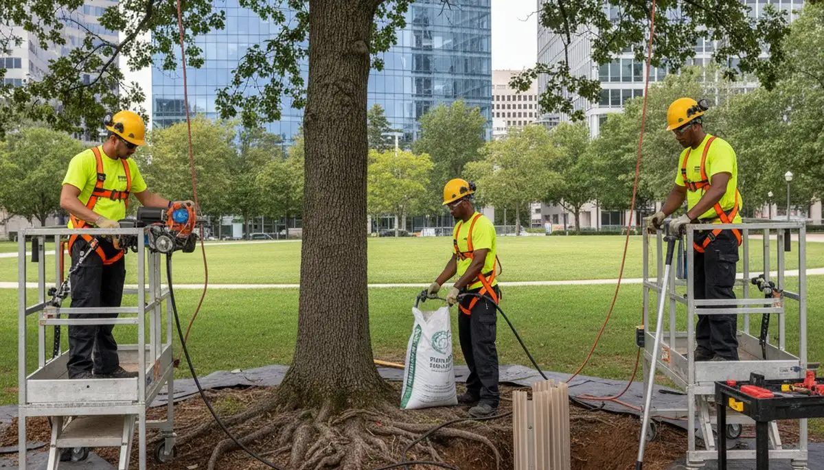 Atlanta root protection service for tree roots in Atlanta, GA by Arbor Tree Care
