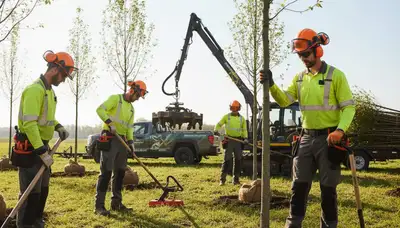 Atlanta, GA tree planting service selecting and planting trees for local soil and climate
